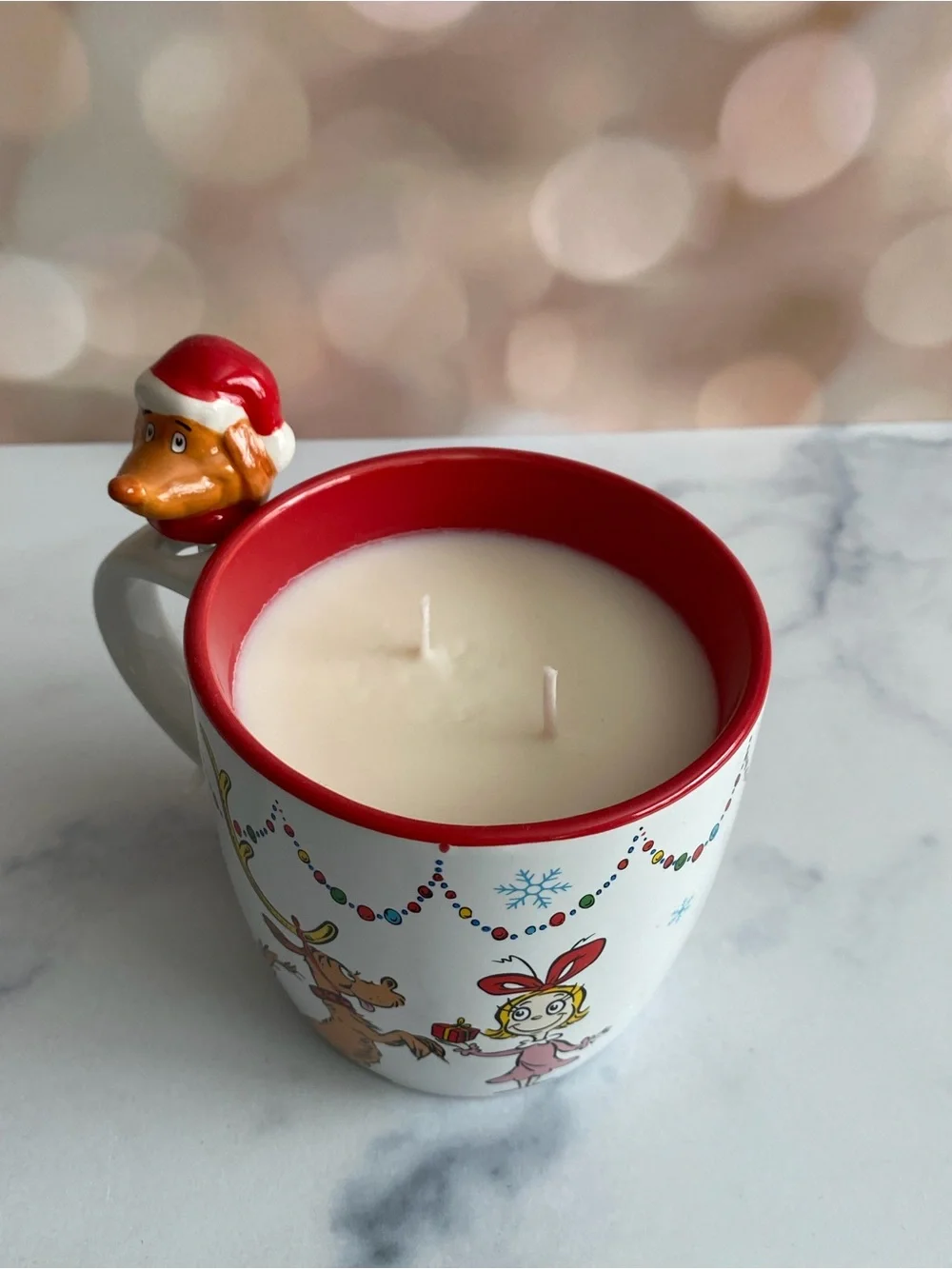 Max and Cindy Lou Who Handmade Soy Wax Candle